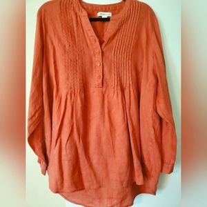 Coldwater Creek Rust Tunic